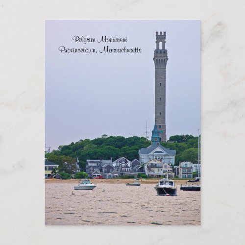 Pilgrim Monument Provincetown MA  Postcard