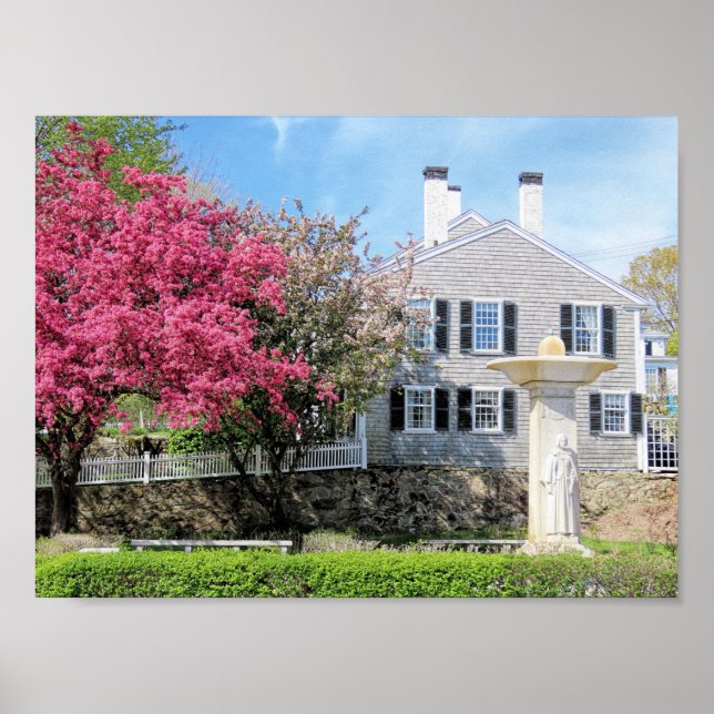 Pilgrim Mother Plymouth MA Spring Poster (Front)