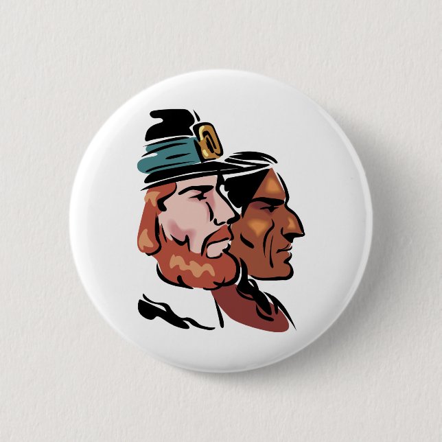 pilgrim & native button (Front)