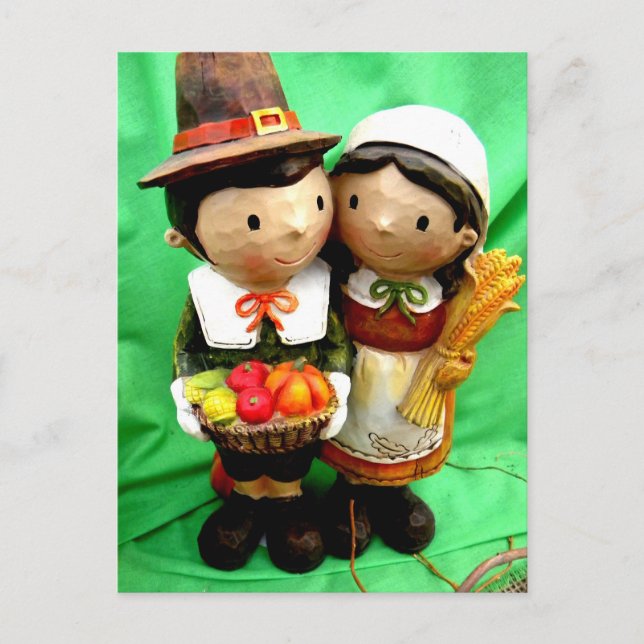 Pilgrim Pair Postcard (Front)