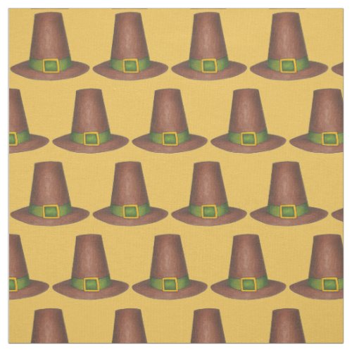 Pilgrim Puritan Hat First Thanksgiving Dinner Fabric