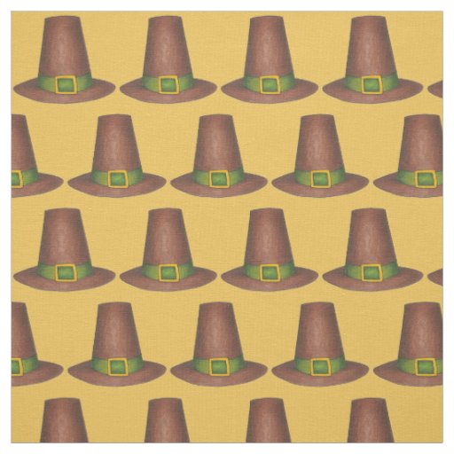 Pilgrim Puritan Hat First Thanksgiving Dinner Fabric