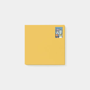 PILGRIM RABBITS, THANKSGIVING HARE'S HARVEST, CUTE POST-IT NOTES