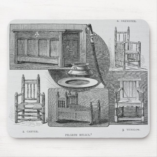 Pilgrim Relics Mouse Pad (Front)