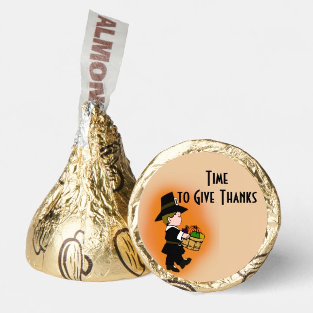 Pilgrim Time to Give Thanks  Hershey®'s Kisses® (Front)