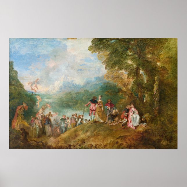 Pilgrimage to Cythera The Embarkation for Cythera Poster (Front)