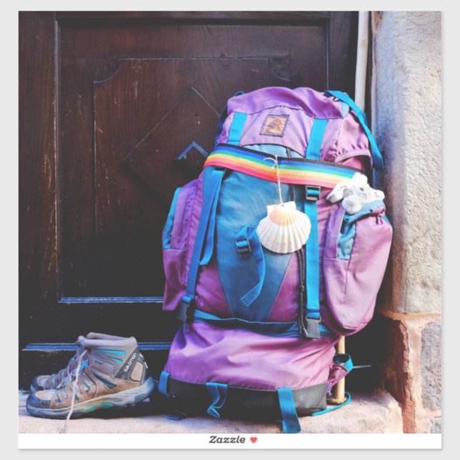 Pilgrim's backpack sticker (Sheet)