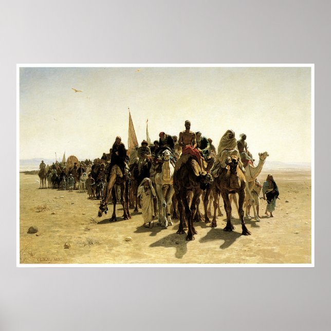 Pilgrims Going to Mecca Poster (Front)