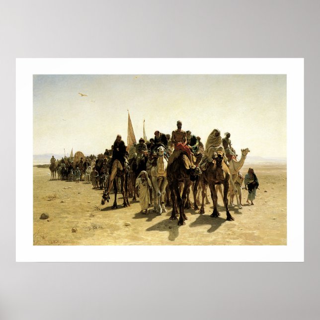 Pilgrims Going to Mecca Poster (Front)