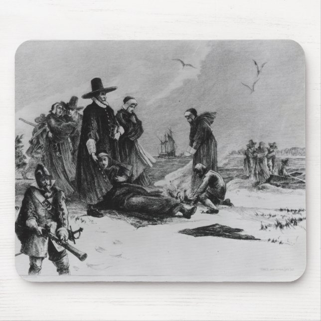 Pilgrims Mouse Pad (Front)