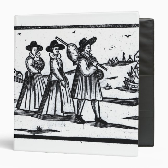 Pilgrims set sail on the Mayflower Binder (Front/Inside)