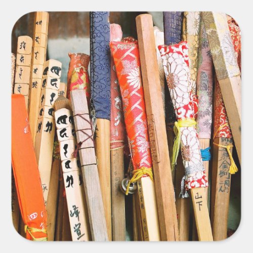 Pilgrims Walking Sticks Stickers