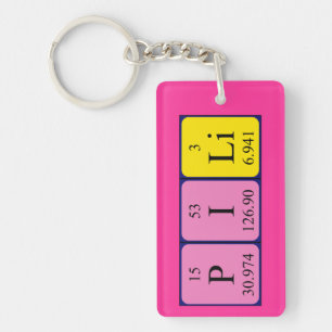 Pili periodic table name keyring