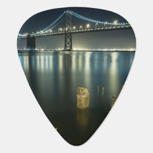 Pilings along the Embarcadero, San Francisco Guitar Pick