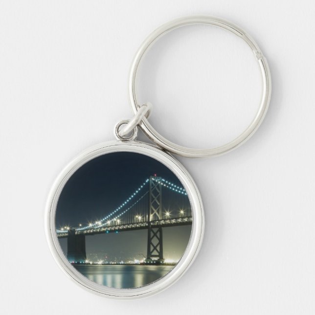 Pilings along the Embarcadero, San Francisco Keychain (Front)
