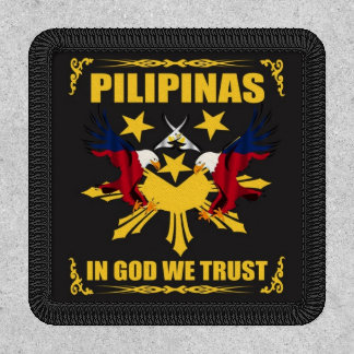 Pilipinas In God We Trust Philippines Filipino Patch