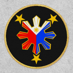Pilipinas Philippines Filipino Country Flag  Patch