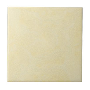 Pilkington Cream c1900 Solid Faux Crazed Repro Ceramic Tile