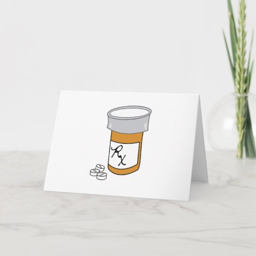 Pill Bottle Card