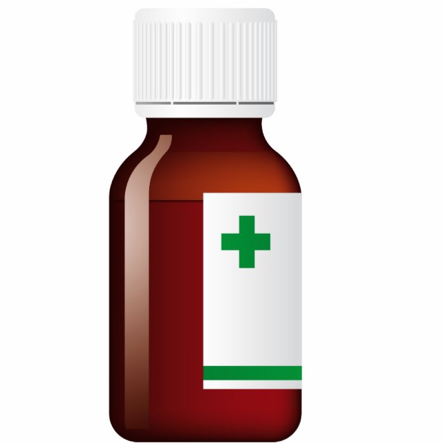 Pill Bottle Statuette (Front)