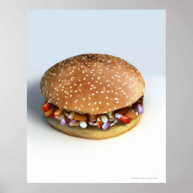 Pill Burger Poster (Front)