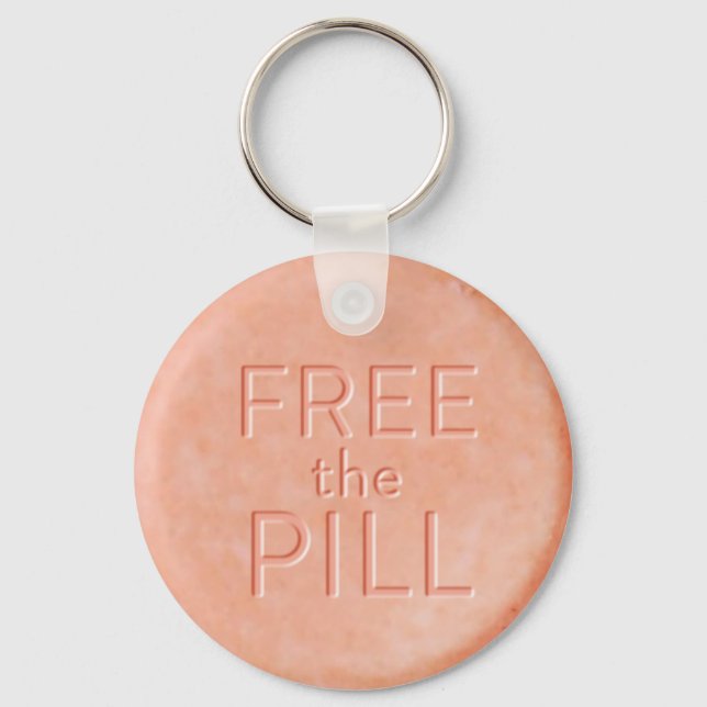 Pill Button Keychain (Front)