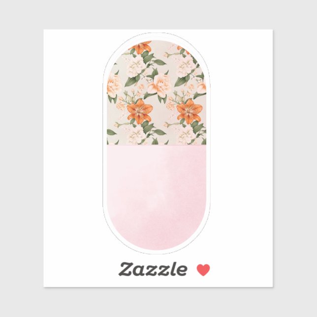 Pill Capsule Sticker (Sheet)