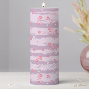 Pillar Candle – Butterfly Garden
