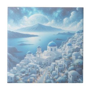 Pillar Candle Ceramic Tile