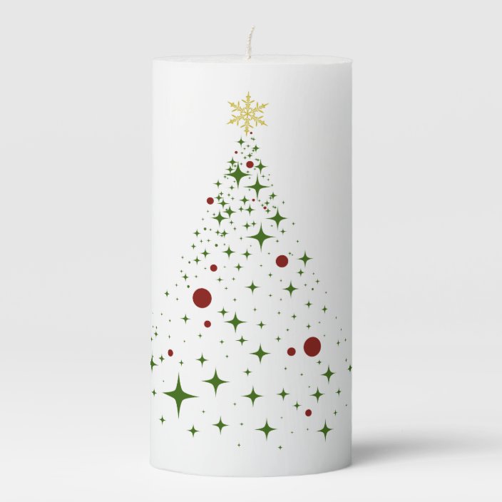 Pillar CandleChristmas Trees Pillar Candle