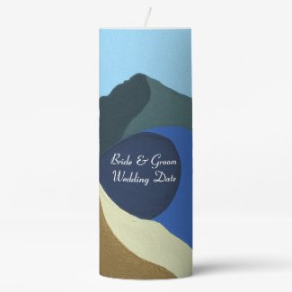 Pillar Candle Colors of Mt Tamalpais 