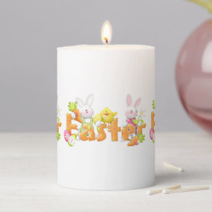 Pillar Candle-Easter Bunny Candle