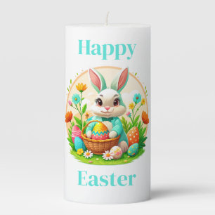 Pillar Candle-Easter Bunny  Pillar Candle