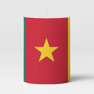 Pillar Candle flag of Cameroon