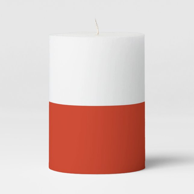 Pillar Candle flag of Chile (Front)
