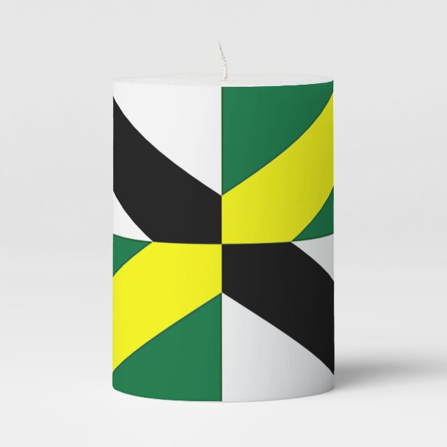 Pillar Candle flag of Monterey, USA (Front)