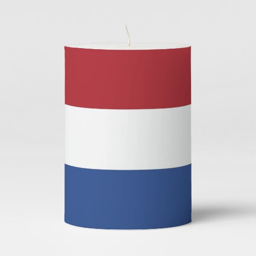 Pillar Candle flag of Netherlands