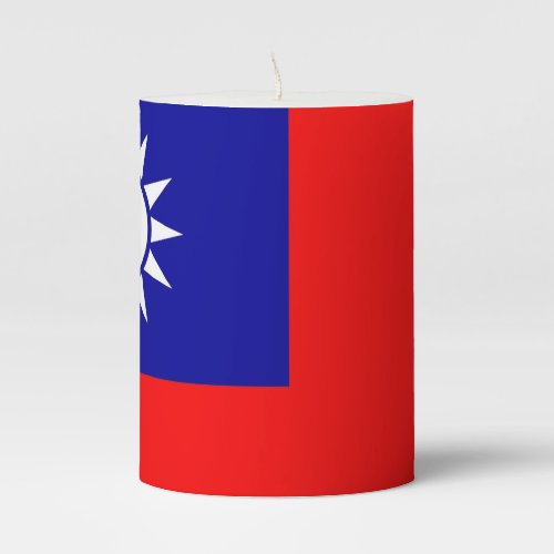 Pillar Candle flag of Taiwan