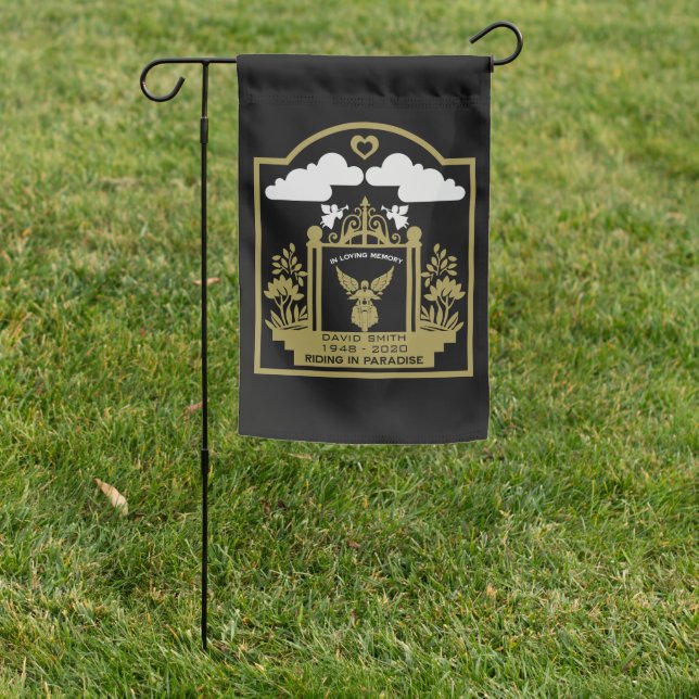 Pillar Candle Garden Flag (In SItu)