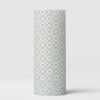 Pillar Candle Geometric Nesting Squares