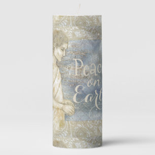 Pillar Candle Guardian Angel Watching personalized