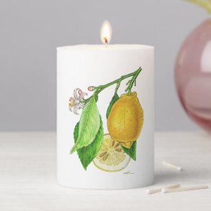 Pillar Candle Lemon “Limonier ferraris”