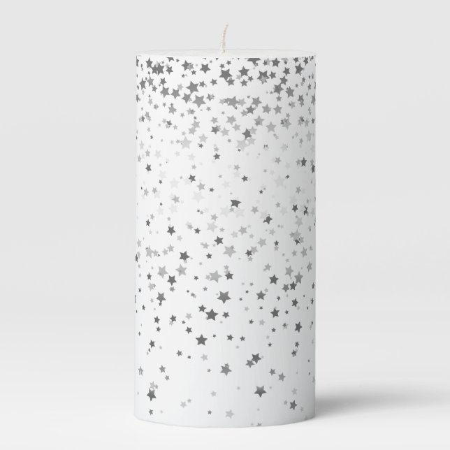 Pillar Candle-Stars Candle (Front)