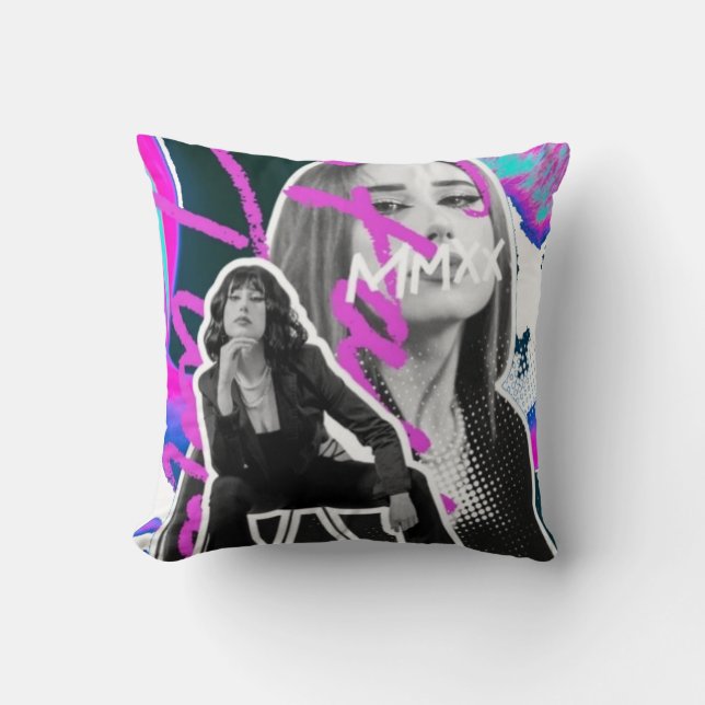 Pillar Candle Throw Pillow (Front)