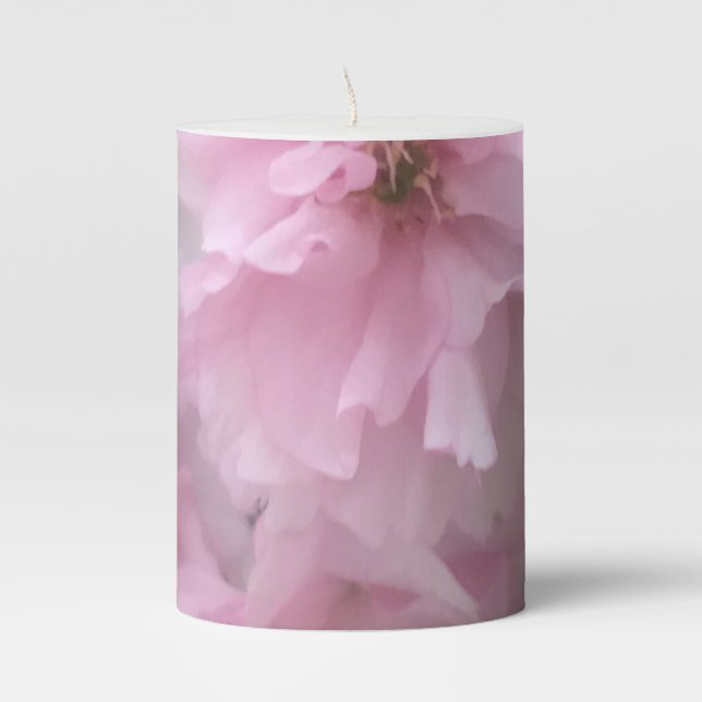 pillar cherry blossom candle (Front)