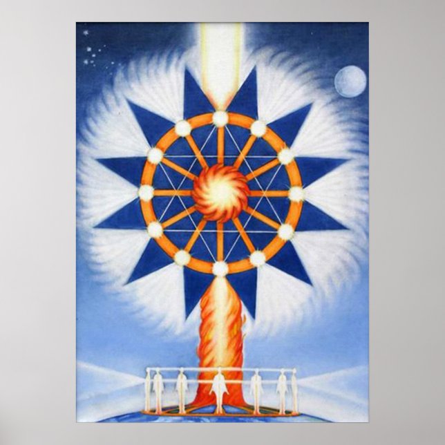 Pillar of Fire & Spiritual Will Poster (Front)