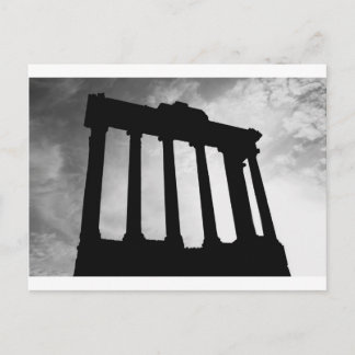 Pillar Silhouette Postcard