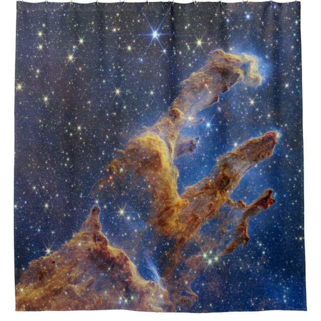 pillars creation Webb Space Telescope science Shower Curtain (Front)
