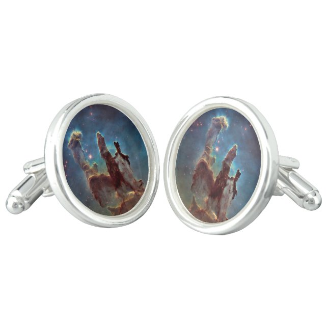 Pillars of Creation Celestial Cufflinks (Angled)