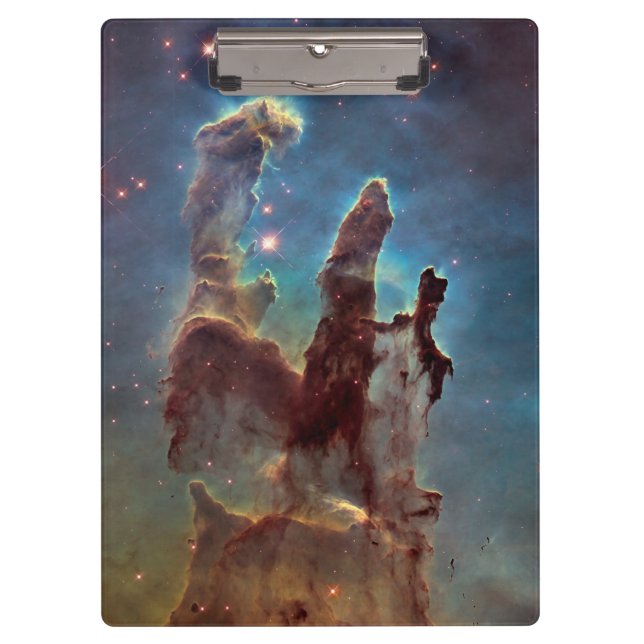 Pillars of Creation, Eagle Nebula Hubble Space Clipboard (Front)